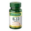 Looduse Bounty Vitamiin B12 2500 mcg, Rakuenergia Toetus, Energia Metabolism, Südame Ja Närvisüsteemi Tervis, 75 Kiire Lahustuv Tablett
