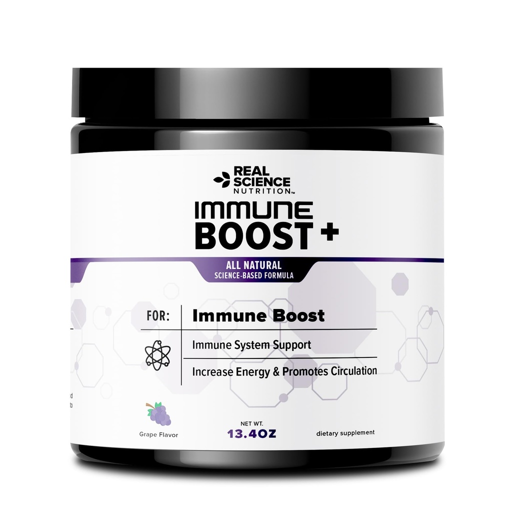 Immune Boost Plus | Natural Immunity Formula, Boost Immune System Tervis ja heaolu, Võimsam kui Elderberry, Tsink, Echinacea - kiire toimega pulber