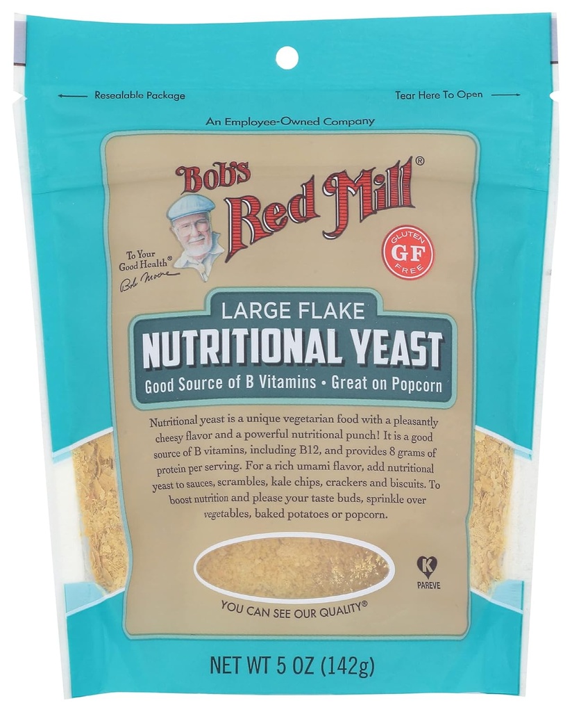 Bob's Red Mill Nutritional Pärm, 5oz (pakk 4) - Vegan, Paleo Friendly, Kosher