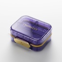 Bexeen Medicine Pill Korraldaja Travel Cute Pill Container Väike Pill Box Purse Mini Pill Juhtum Kaasaskantav Vitamiini Hoidja Korraldaja Kompaktne Reisi suurus Ravimid Päeva Tasku Apteek täiendus