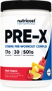 Nutricost Pre-X Xtreme Pre-Workout Complex Powder, Fruit Punch, 30 Servings, Vegetarian, Non-GMO and Gluten Free