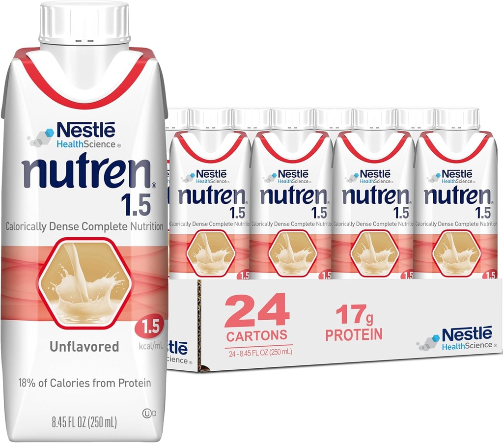 Nestle Nutren 1, 5 Tube söötmine valem Maitsestamata 250 ml Karp 24 Ct