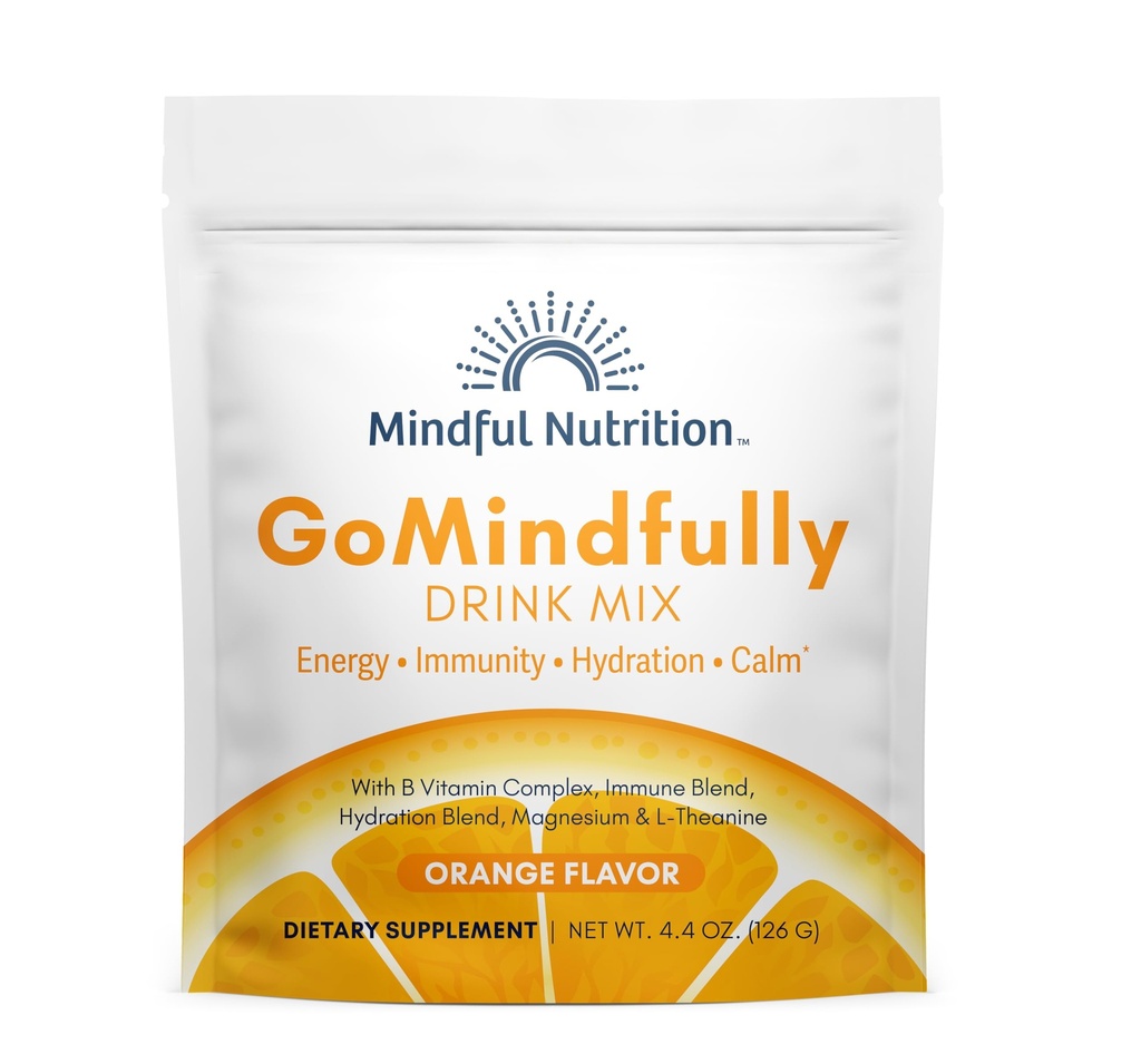 GoMindously Orange Super Calm Magneesium Pulber Joogisegu Hüdraadimiseks, Taastamiseks, Immuunsuseks Ja Energiaks Trace Minerals, Essential Vitamiinid, L-Theanine ja B-vitamiini kompleks