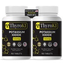 Kaaliumjodiidi tabletid 130 mg – kilpnäärme ja hingamisteede tugi – YODO Naciente KI pillid | Kiiresti lahustuv erakorraline joodilisand | Mitte- GMO | Gluteenivaba | 300 tabletti | Valmistatud USAs | Pakend 2