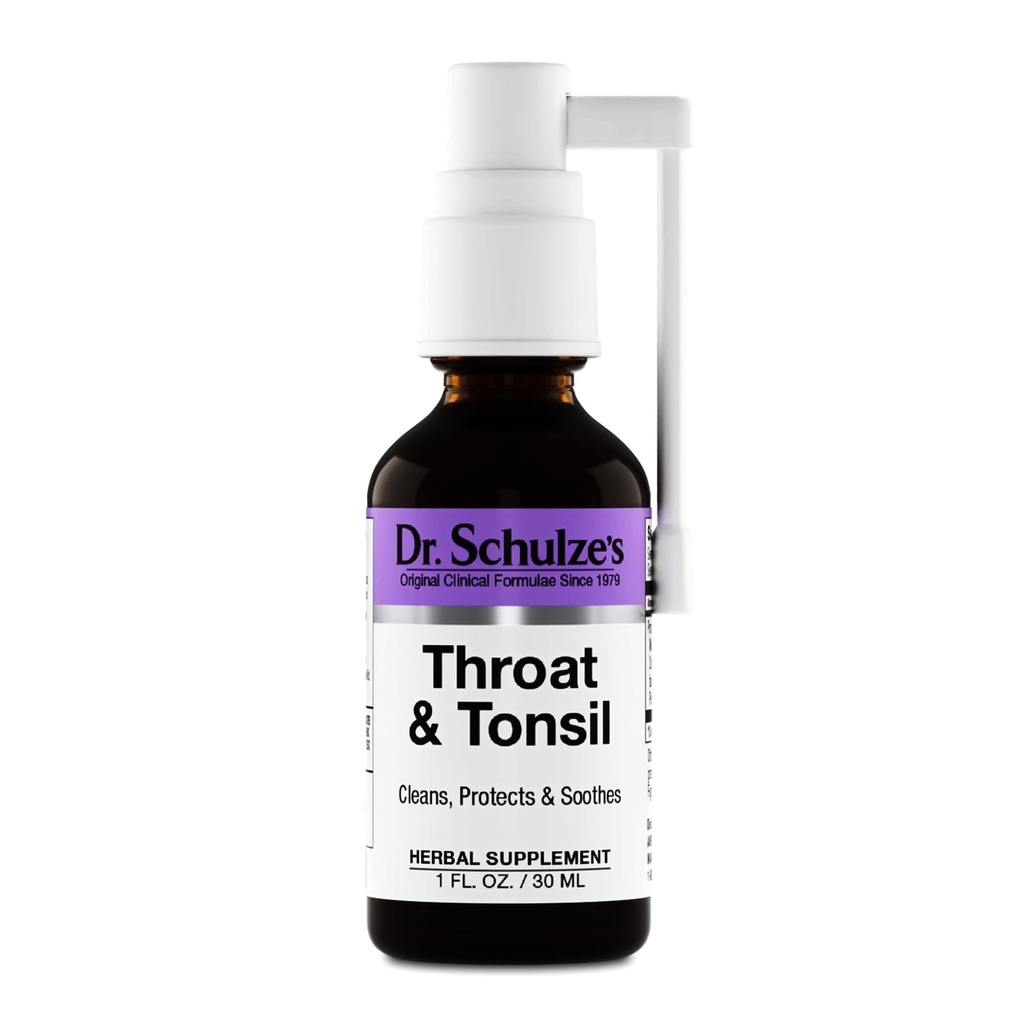 Dr. Schulze kurk ja mandlid | Cool, Soothe & Protect | Taimne täiendus | Vegan & Kosher | Võimas ja tõhus | Lihtne pihustusotsak | 1 oz Pudel