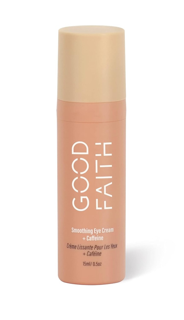 Smoothing Eye Cream koos kofeiiniga - 0,5 fl. oz - aitab hüdrateerida ja heledaid tumedaid ringe - vähendab peeneid jooni - vegan - julm tasuta