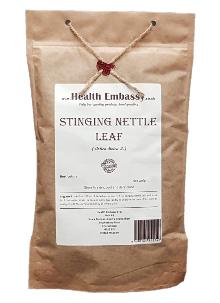 Tervisesaatkond Stinging Nettle Leaf | Urtica Dioica L | Taimne tee (100 g)
