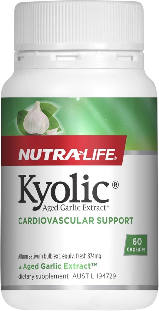 Nutra-Life Kyolic Aged Küüslauguekstrakt 120 kapslit