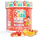 Selgus Lapsed Super Vitamiin Multivitamiin Lastele  Vitamin C-vitamiin, D-vitamiin & Tsink | Kõik looduslikud näritavad lapse immuunsuse toetamiseks | USA Made Supplement | 60 tükk (30 päeva pakkumine)