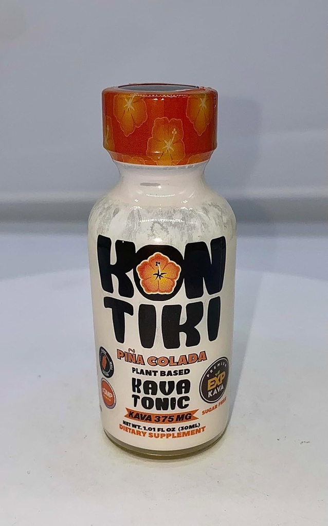 EXP Kava Kon Tiki Piña Colada Kava Tonic 1. 01 fl oz 30 ml