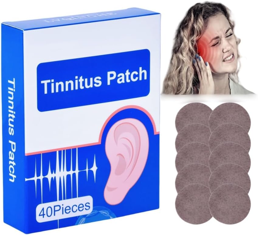 Tinnitus Relief Ringing kõrvad, 120PCS Tinnitus Patches, tõhusalt leevendab kuulmislangus 3BOX