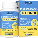 Saccharomyces Boulardii probiootikumid 200 miljardit CFU-d, kliiniliselt uuritud probiootikumid naistele ja meestele, soolestiku, immuunsüsteemi ja seedetrakti pärm, happeresistentne ja riiulikindel 60 päeva pakkumine
