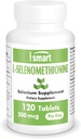 SuperSmart - L-Selenometioniin 200mcg päevas (Selenium Supplement) - Suur imendumine - Essential Trace Mineral | Mitte-GMO & Gluteenivaba - 120 tabletti