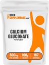BulkSupplements.com Kaltsiumglükonaatpulber - kaltsiumilisand, kergesti imenduv - maitsestamata & gluteenivaba, 600mg ühe serveerimise kohta, 100g (3,5 oz) (pakk 1)