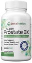 Teraherbs Super eesnäärme 3X - põie kontroll, & suurenenud eesnäärme ja sagedase urineerimise toetamine - eesnäärme lisandid meestele - 90 kapslit