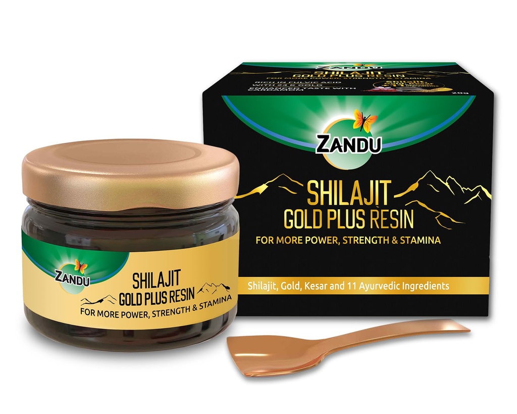 Zandu Himalayan Shilajit vaik | Looduslik taimepõhine lisand energiale, tugevusele ja füüsilisele võimekusele | toetab aktiivset elustiili ja elujõudu | 0,71 Oz (20 g)