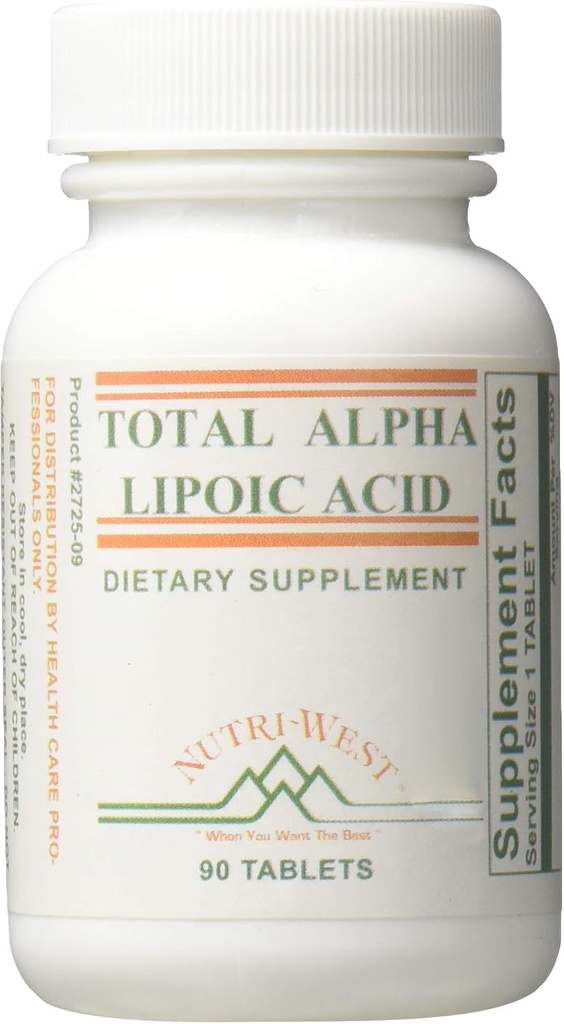 Nutri-West - Total Alpha LIPOIC Acid -90 by Nutri-West