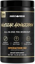 Anaboolne sõjapidamine Tuumarelva Armageddon Pre Workout Pulber Pre-Workout meestele ja naistele L-tsitrulliin, Beeta-alaniin Pulber ja kofeiin (Orange Juice - 30 Servings)