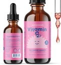 JoySpring C-vitamiin + Elderberry tilgad + tsink lastele Immuunsüsteemi tugi, Geeniuse tilgad fookuse jaoks ja D-vitamiin lastele