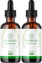 LIVORKA (2 Pack) Tinniease tilgad, Tinniease tilgad kuulmise toetamiseks, Tinni Ease tilgad, Tinniease Kõrvatilgad, 2 pudelit 60 päeva