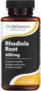 LifeSeasons Essentials Rhodiola Juur - toetab tervislikku stressireaktsiooni, loomulikke unetsükleid, aju tervist ja rohkem - loomulikku rahu - 600 mg 2 kapsli kohta - 30 päeva pakkumine