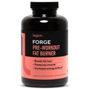 LEGION Forge Fasted Fat Burner - Thermogenic Fat Burner, Target Magu Rasv ja Trim Belly Fat Yohimbe, HMB Supplement, Koliin. All Natural, 45 Servings...., 180 Count (pakk 1)