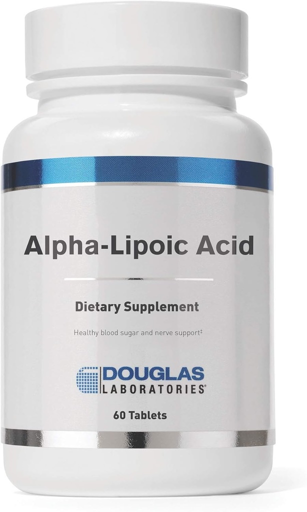 Douglas Laboratories Alpha-Lipoic Acid | Toetab metaboolseid ja antioksüdantseid funktsioone | 60 tabletti