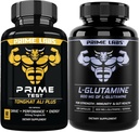 Prime Labs Tongkat Ali Plus (60 ct) + L glutamiin (180 ct)