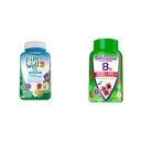 Vitafusion Fiber Hästi Fit Gummies Supplement, 90 Count (pakendamine võib varieeruda) & Extra Tugevus Vitamiin B12 Kummi vitamiinid energia Metabolism Toetus