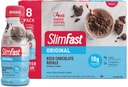 SlimFast eine asendamine Shake, Original Rich Chocolate Royale, 10 g valmis juua valku kaalulangus, 11 Fl. Oz pudel, 8 Count