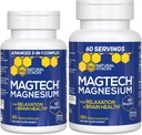 Natural Stacks Magtech Magneesium Väärtus Bundle - 3 vormid Magneesium - featuring Magtein L-Threonate - toetab lõõgastumist ja aju tervist * - 270 kogu kapslit