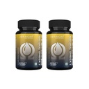AADAR Natural Omega 3 Vegan Rasvhape & Immunity Supplement meestele ja naistele | Flaxseed Arjuna Walnut No Fish Oil | 60 kapslit (2. pakk)