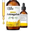 Looduslik ja orgaaniline Astragalus Tinktuur - Immuunsüsteemi tugitilgad w / Astragalus juureekstrakt - Taimne lisand rahulikkusele ja lõõgastumisele - Vegan, suhkur & alkohol - 2 fl oz