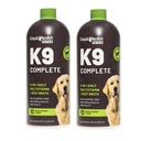 LIQUIDHEALTH Lemmikloomad K9 Täielik 8-in-1 vedelik multivitamiin täiskasvanutele vanematele koertele ja kutsikatele, Kõik ühes terviklikus vormelis Koerte vitamiinid nahale ja karvadele, liigeste tervis, immuuntoetus - USA valmistatud (2 Pack)