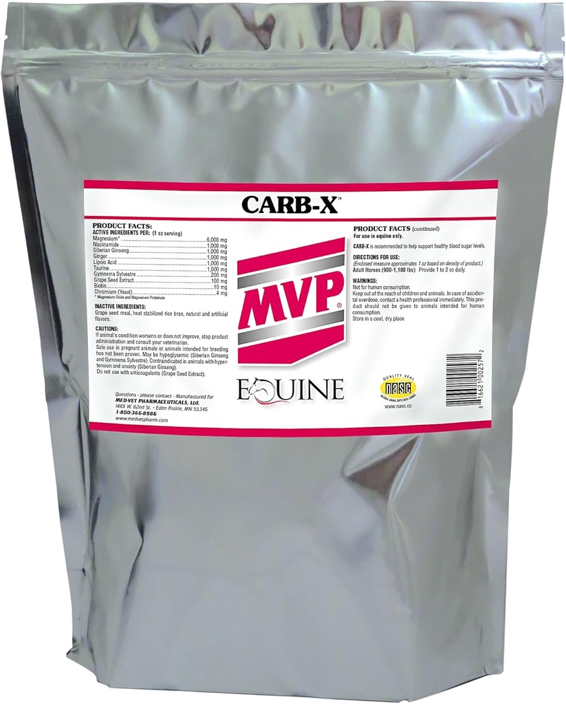 Med-Vet Pharmaceuticals Carb-X (10lb) Glükoos Metabolism Toetus