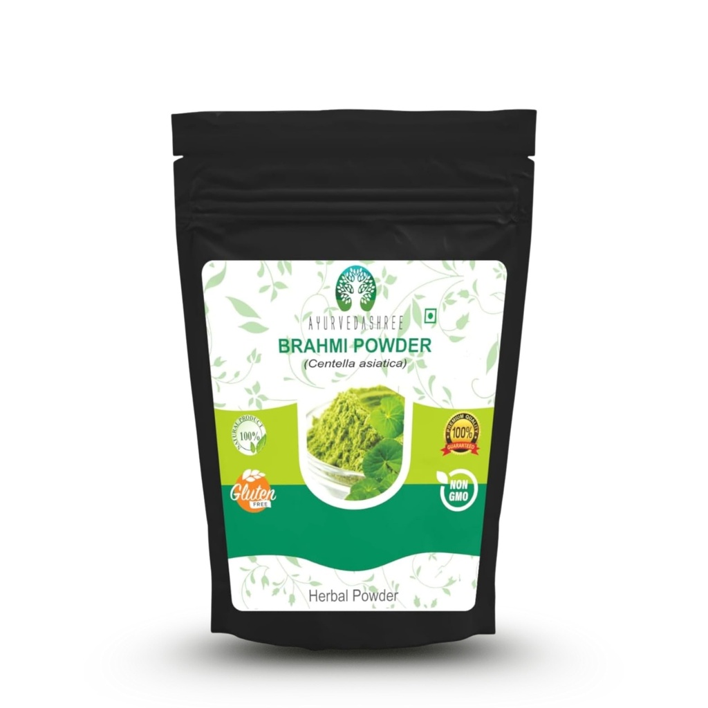 Centella asiatica Powder 50 Gm I Tuntud kui Gotu Kola, brahmi I Mandupakarni Pulber I Mitte GMO I Gluteenivaba I Vegan