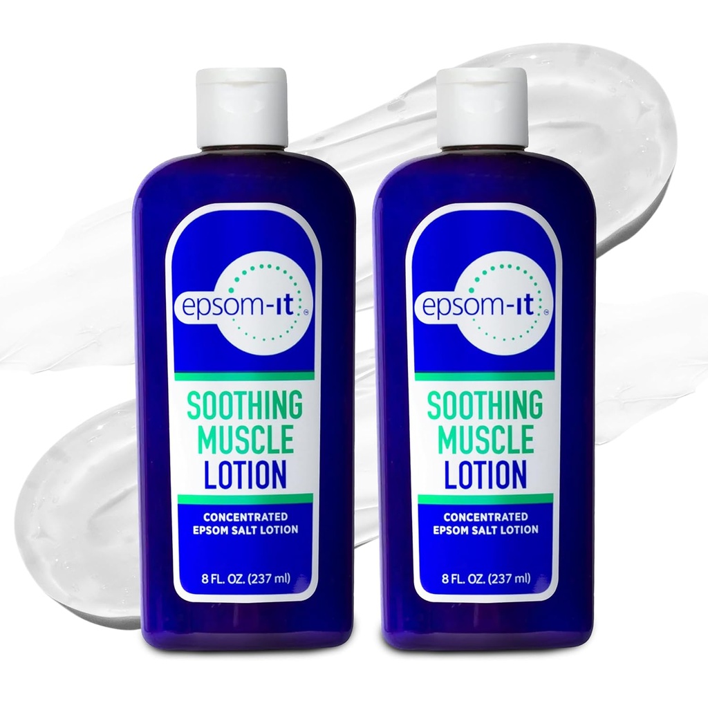 EPSOM-IT rahustav lihaste lotion - Epsom Sool Magneesium Sulfate Cream Arnica lihaste jäikus, Topical Magnesium Lotion, Pakkudes mugavust jalad, põlved ja jalad, 8,0 oz., 2-Pack