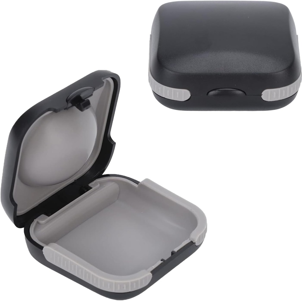 Kaitseümbris reisi kuuldeaparaatidele Hard Small Splashproof 2.16"*2.04"*0.39" Cushioned Interior for 2 kuuldeaparaati, ITE, RIC, CIC (must)