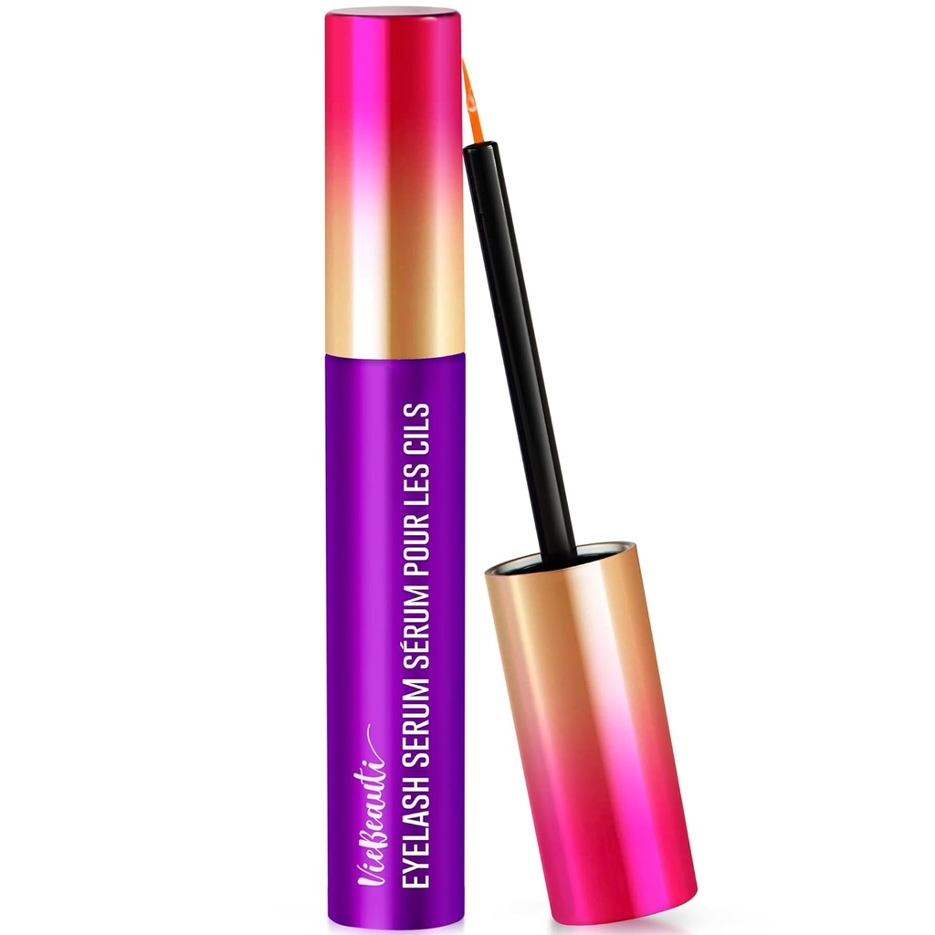 VieBeauti Premium ripsmete kasvuseerum: Lash Enhancing Seerum Advanced Formula suurendada pikem Fuller ja paksemad Luscious Lashes 0,067 Fl. Oz., Purple