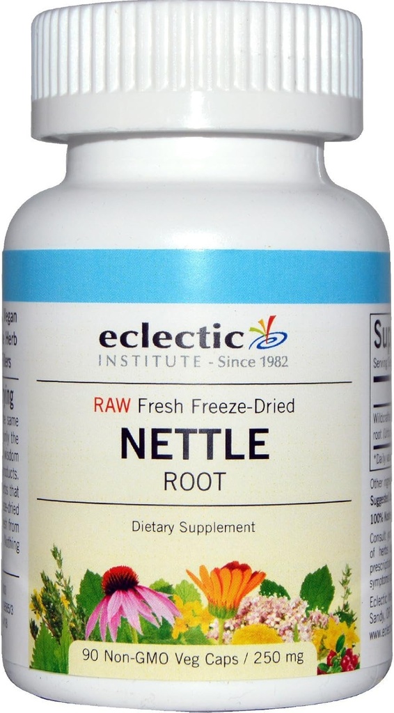 Eklektiline Instituut Nettle Juur - 250 mg - 90 Taimekapslit
