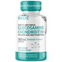Nutri 8-in- 1 glükoosamiin Kondroitiin MSM kurkum Bromelain Boswellia Hüaluroonhape 3025 mg - ühine tugilisa - 120 kapslit - toetab tervislikke luid - 3. partei testitud ja GMP sertifitseeritud