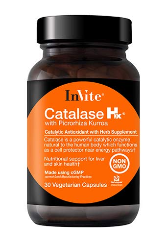 Invite Health Catalaas Hx (koos Picrorhiza Kurroa), toetab maksa, naha tervist, mitte-GMO toidulisandit, 30 taimetoitlast kapslit (1. pakk)