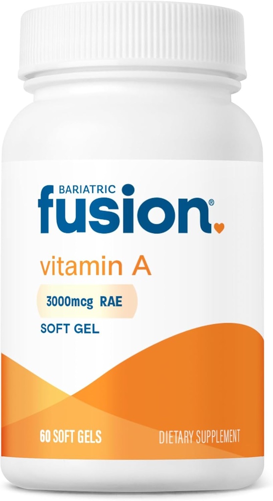 Bariatric Fusion A-vitamiin, 3000 mcg Retinyl Palmitate, Post Bariatric Surge Supplement, 60 Count