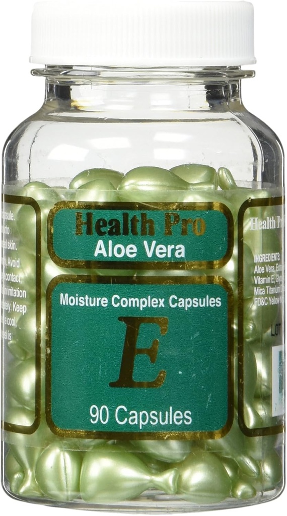 Aloe vera & E-vitamiini nahaõli, 90 rohelist kapslit