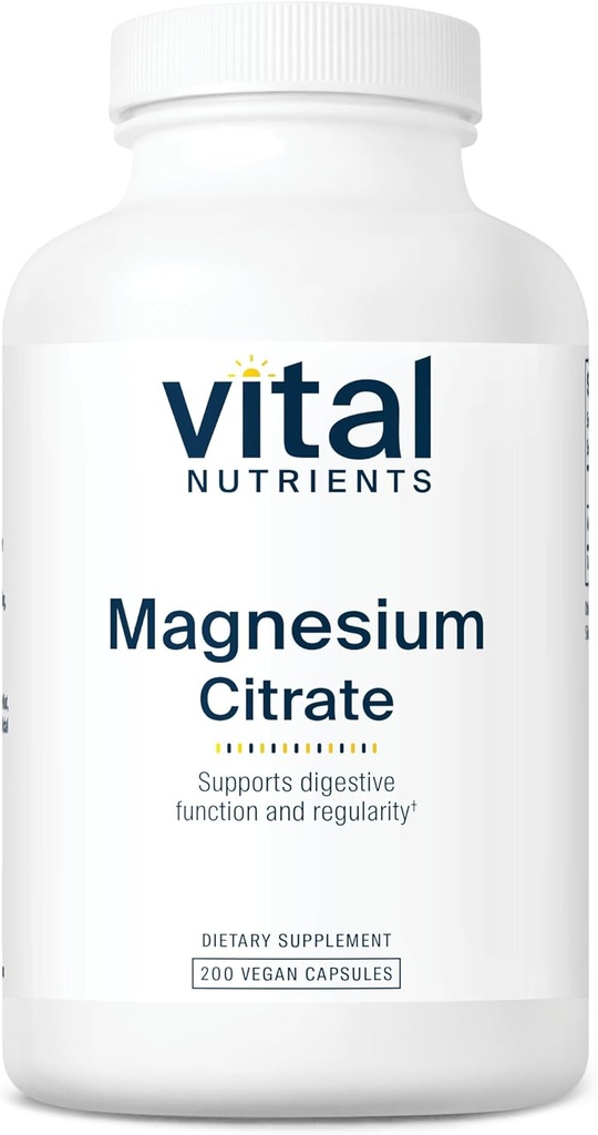 Elutähtsad toitained Magneesiumtsitraat 150mg | Soodustab lõõgastumist | Toetab und, luud, südant, lihaseid, neerusid ja närvide tervist * | Veganlisand | Gluteen, piimatooted, sojavaba | 200 kapslit