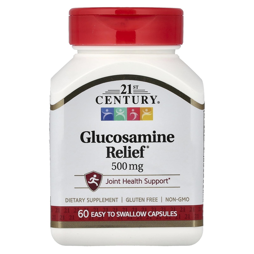 21st Century Glükoosamiini Relief, 500 mg, 60 Lihtne neelata kapslid
