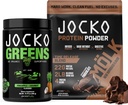 Jocko Fuel 2 Pack Bundle - Jocko Greens Powder + Chocolate Mölk Protein Pulber