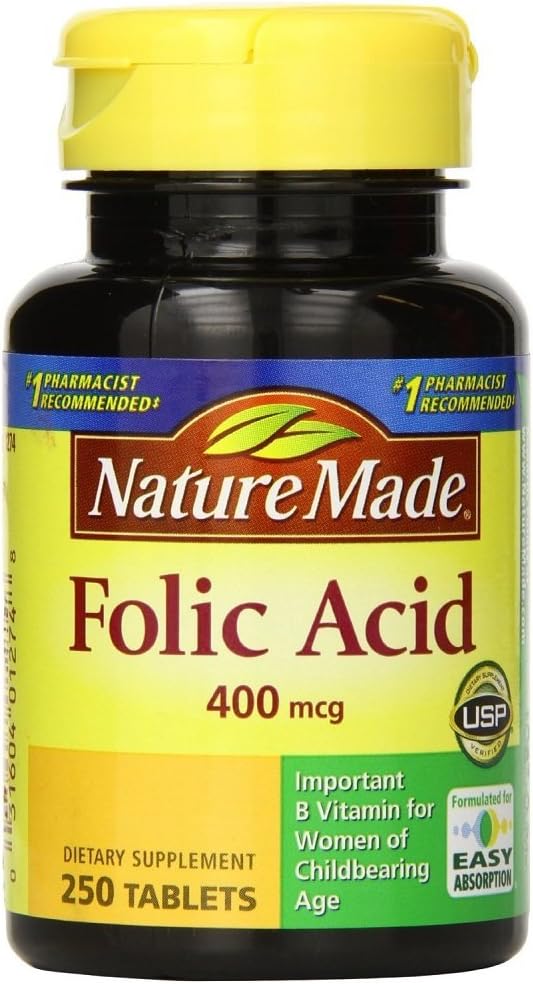 Nature Made Foolhape 400 mcg 250 Count (5 pakendit)