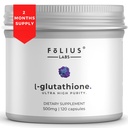 Ultra kõrge tugevusega L-glutatioon 98% hõõguva naha lisand - kollageeni lisandid naistele ja meestele - 500 mg kontsentreeritud valem, vähendatud glutatiooni lisand - 120 kapslit
