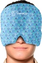TheraICE Migreen Relief Cap Junior, rahustav Peavalu Boo jääpakk Mask Tooted, Cooling Gel Hat JR, Face Cold Compress Head Wrap pulgad, sinikad ja jahutustemperatuur